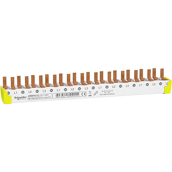 Schneider Electric Phasenschiene 3P+N, 12TE A9XPH712